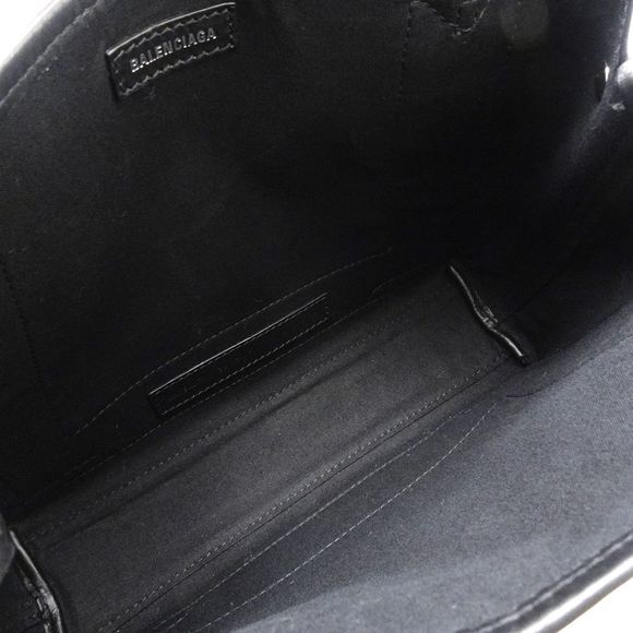 Balenciaga Navy Cabas XS 2way Canvas Black - Picture 6 of 8